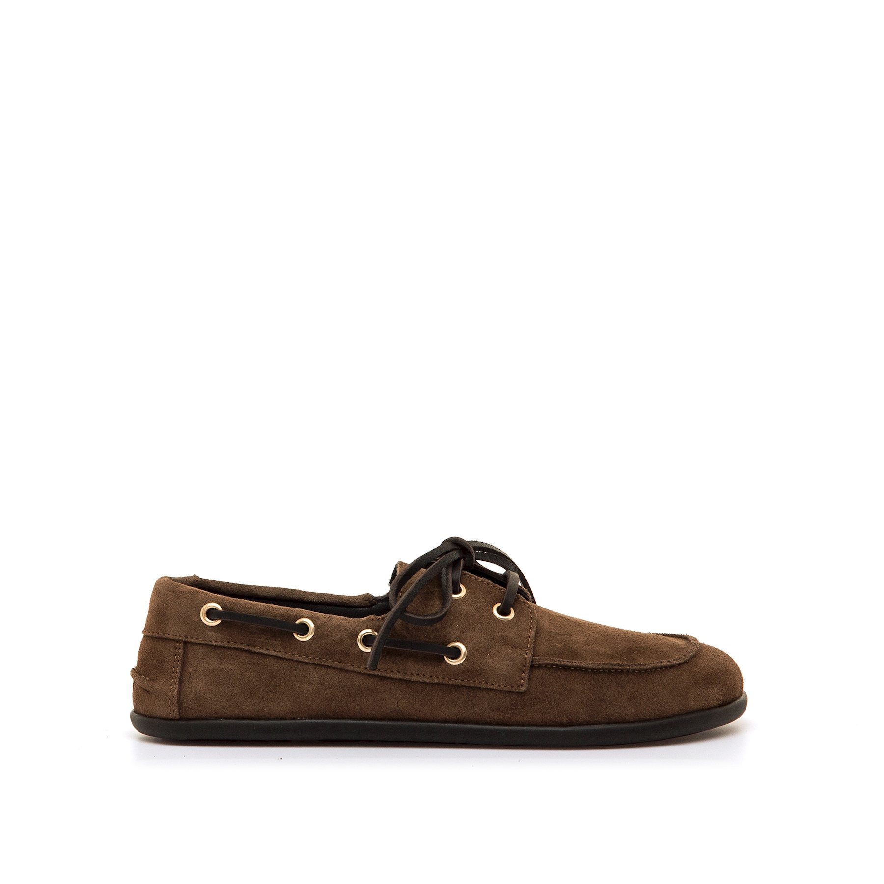 Mustang-MTNG zapatos planos barefoot mujer free mia marron con cierre cordones y tipo de puntera redonda