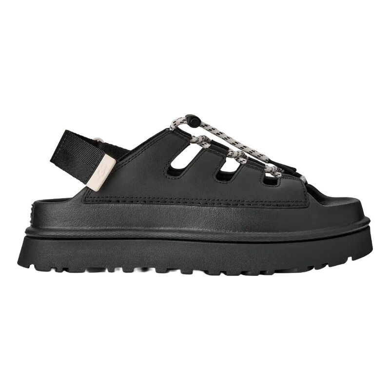 Sandalias Negras UGG GoldenGlow Toggle Black con Ajuste de Cordón