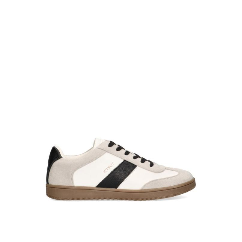 Zapatillas Basico Etika - Hombre - Suela Plana - Modelo 82013 - Color Blanco
