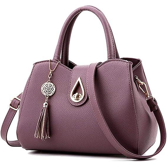 Bolso de cuero sintético para mujer, con asa superior, cartera de dama, elegante, para trabajo, ataché, bolsa de mano