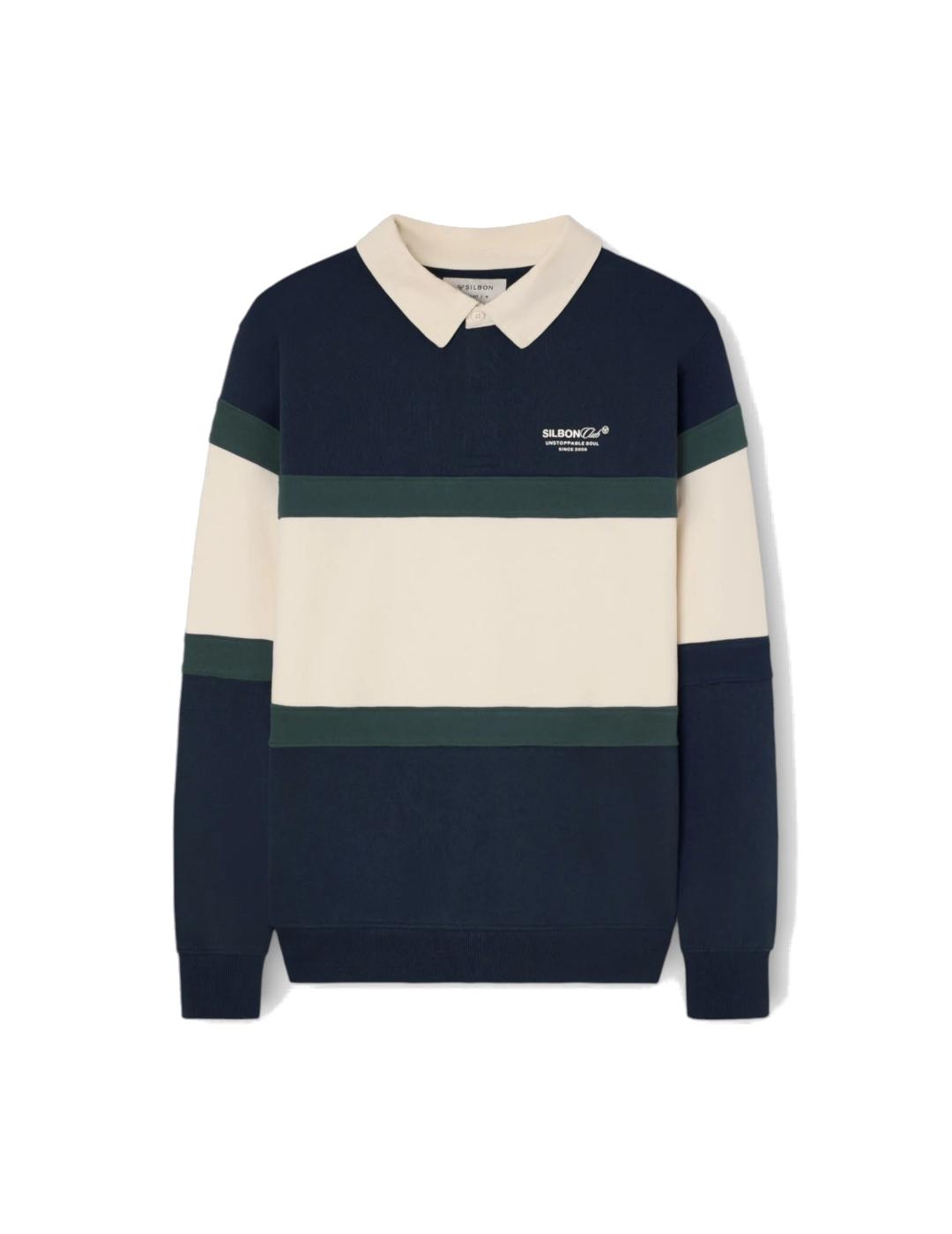 SILBON SUDADERA POLO MARINO CLUB