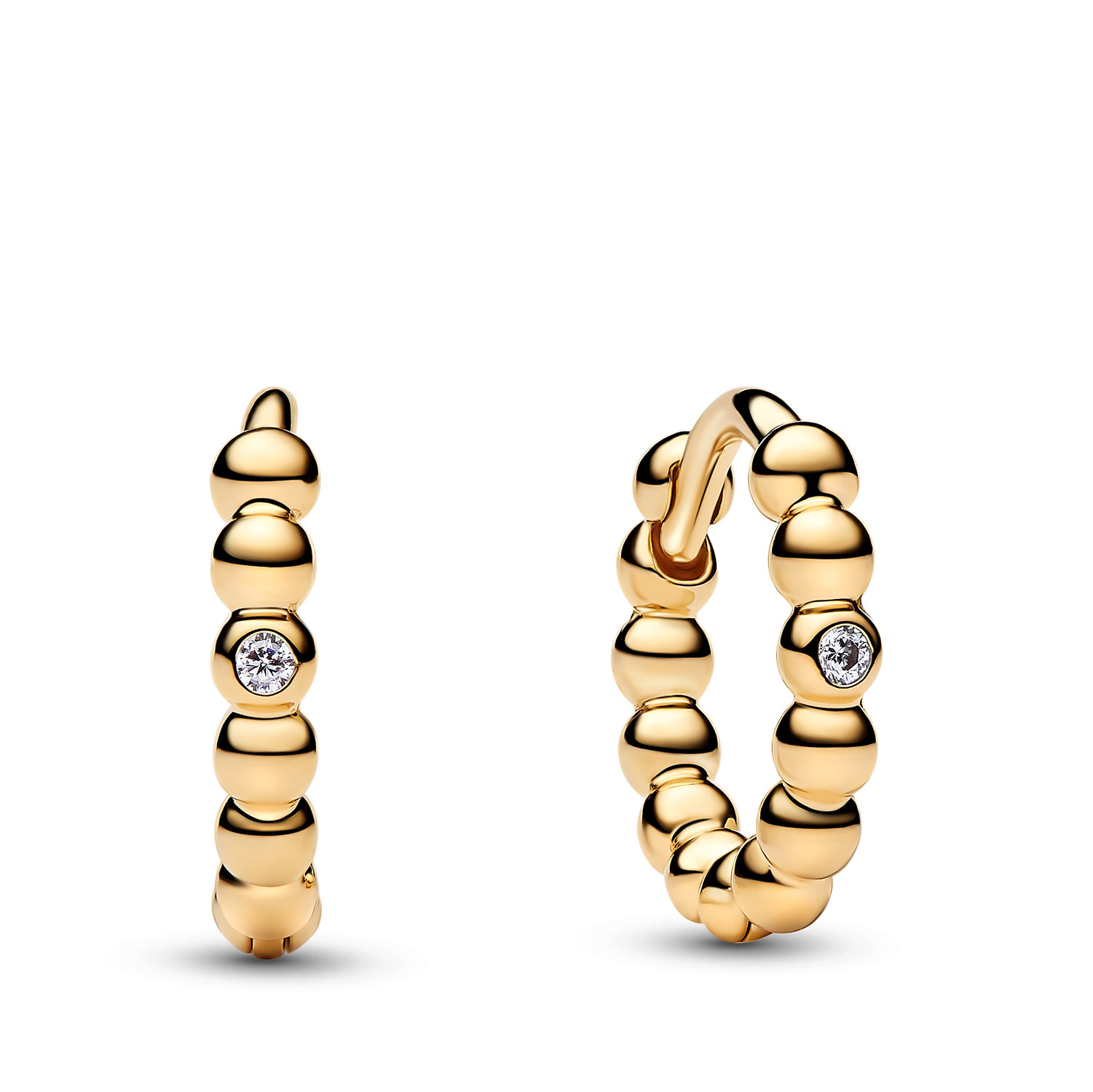 Pandora Pendientes de Aro con un recubrimiento en oro 264823C01 , para Mujer