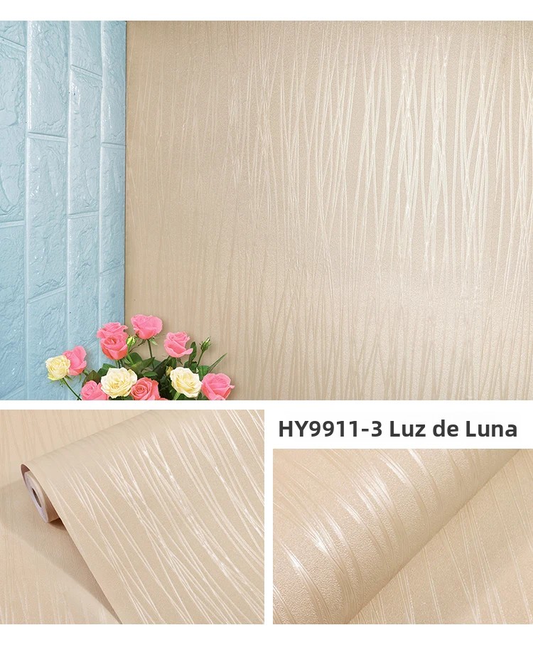 TK Papel Tapiz Autoadhesivo 3D De Color Sólido En Rollos Para Decoración De Paredes Hogar Estilo Moderno Resistente Al Agua Y Humedad