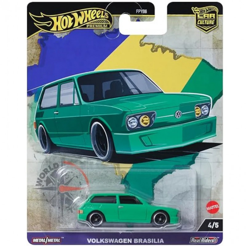 Hot Wheels Premium World tour Volkswagen Brasilia