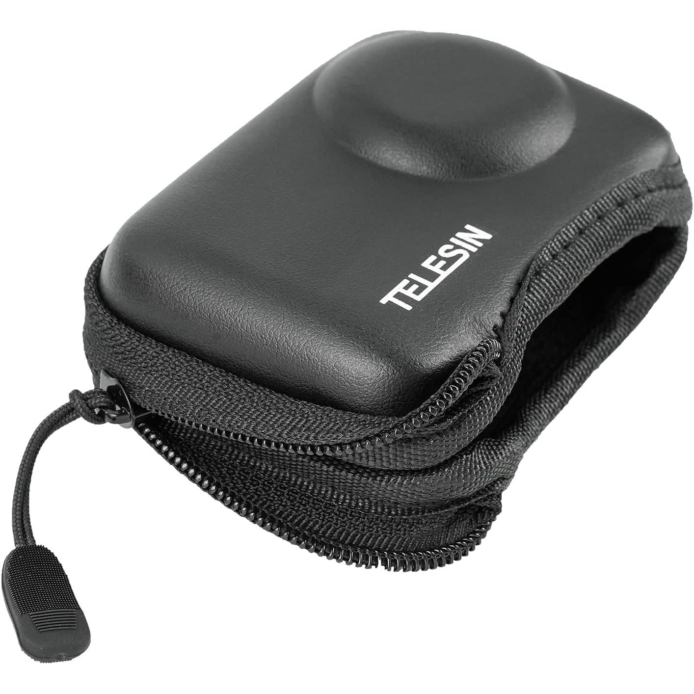 Estuche Protector Rígido con Cremallera para Cámara de Acción – Funda Compacta Portátil Antigolpes e Impermeable para Transportar y Guardar GoPro, DJI Osmo, Insta360 y Accesorios