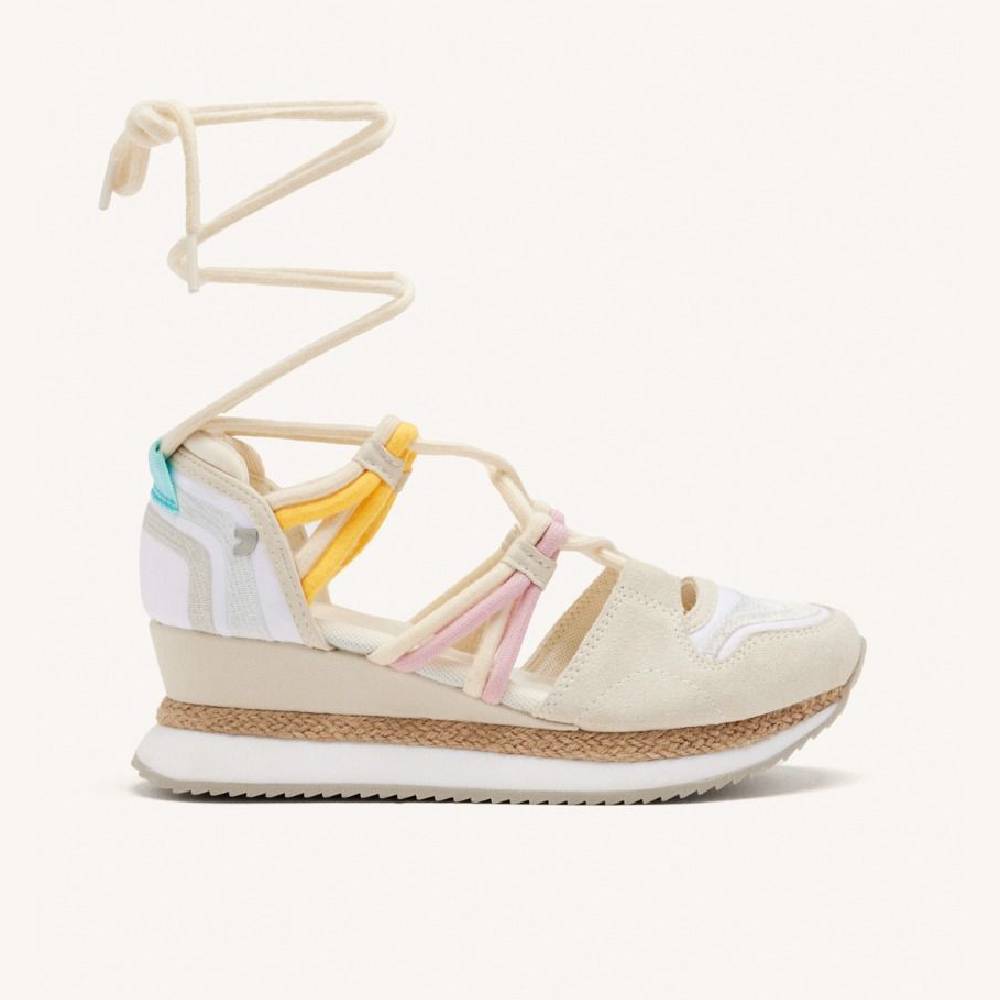 Calzado Espartos marca Gioseppo modelo 74272-Bridport para mujer en color blanco