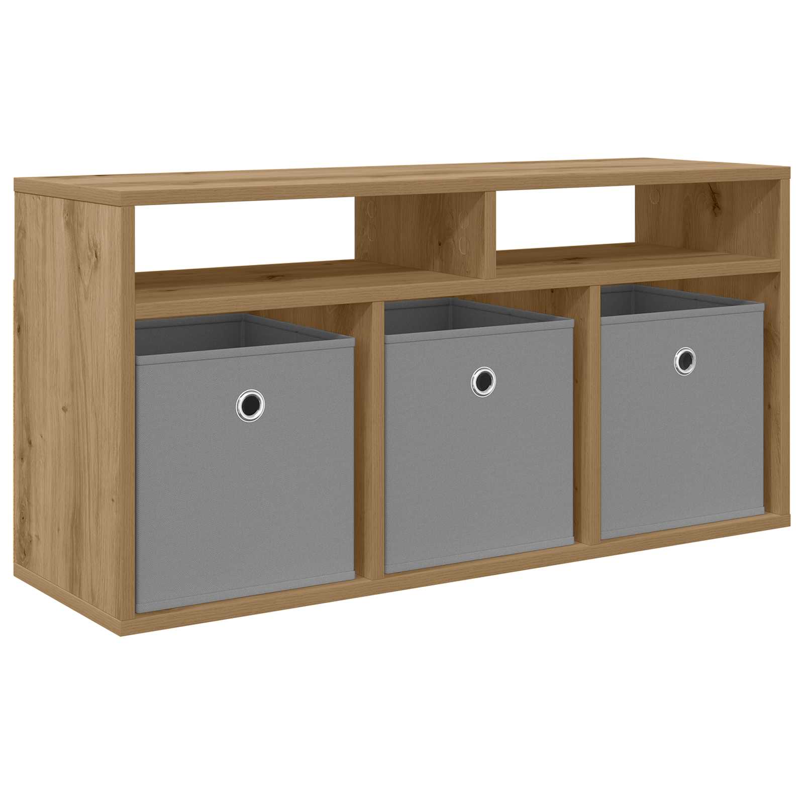 vidaXL Mueble bajo con cajón 87 x 27,5 x 43 cm Multicolor