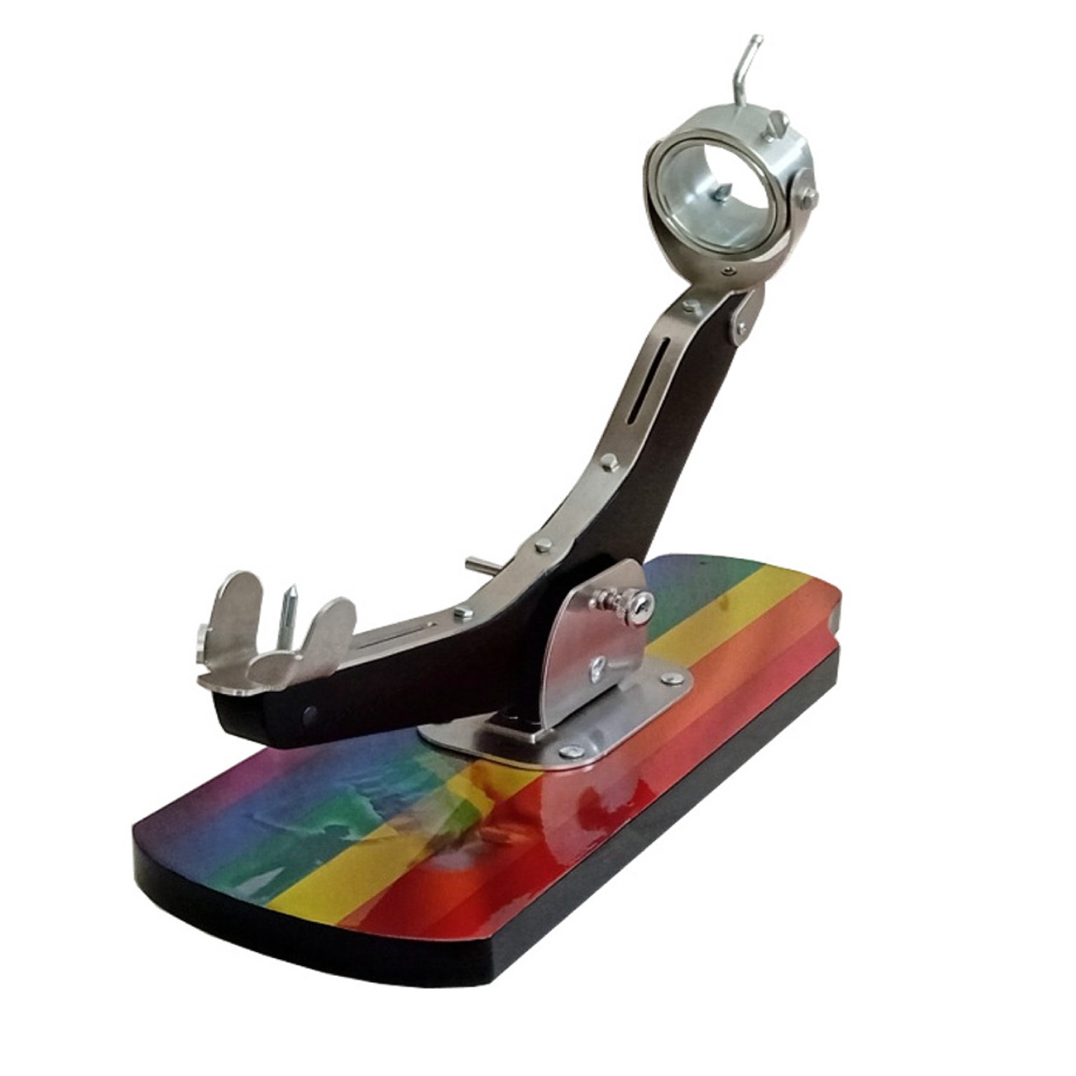 JAMONERO V1 BACULANTE 5 POSICIONES CON SISTEMA GIRATORIO *DISEÑO LGTB*  REGALO DE CUCHILLO + CHAIRA + CUBREJAMON ***ENVIO GRATIS*** FABRICADO EN ESPAÑA