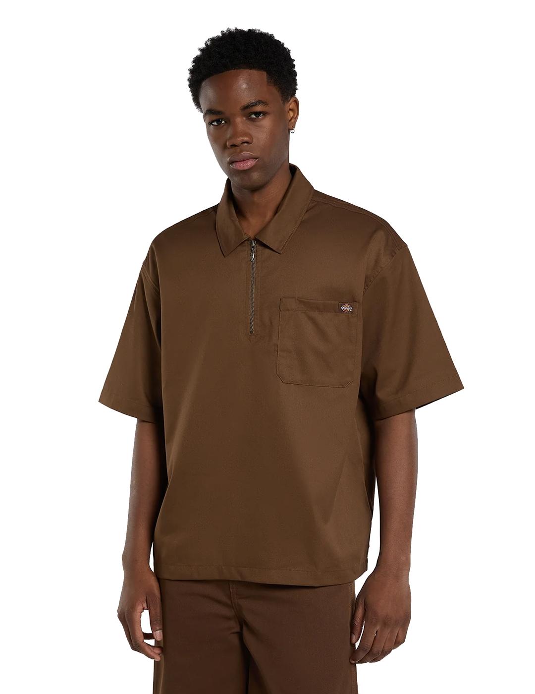 Camisa Hombre Dickies Cadiz Marron
