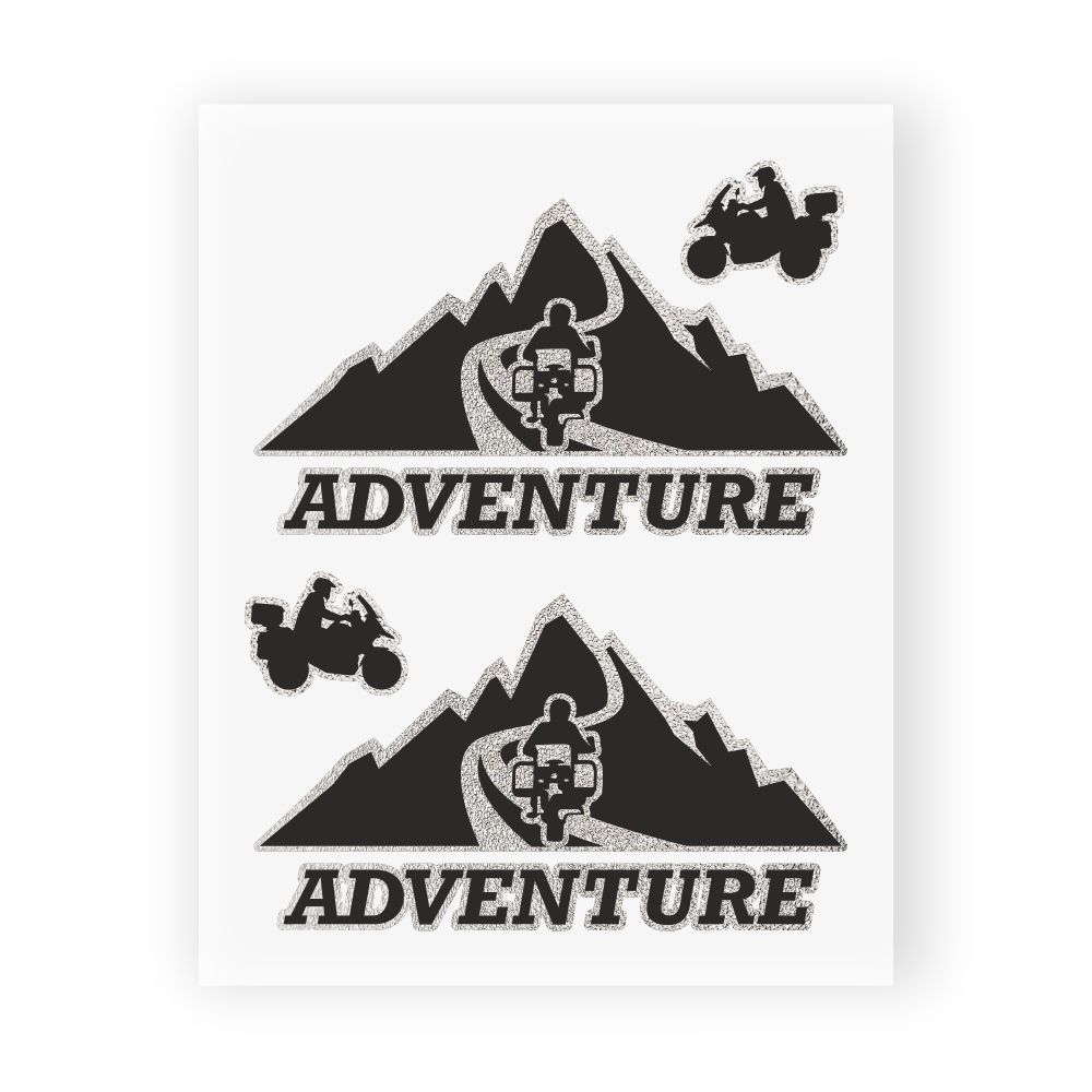 Pegatinas Aventura Montaña Pegatinas 10x12cm