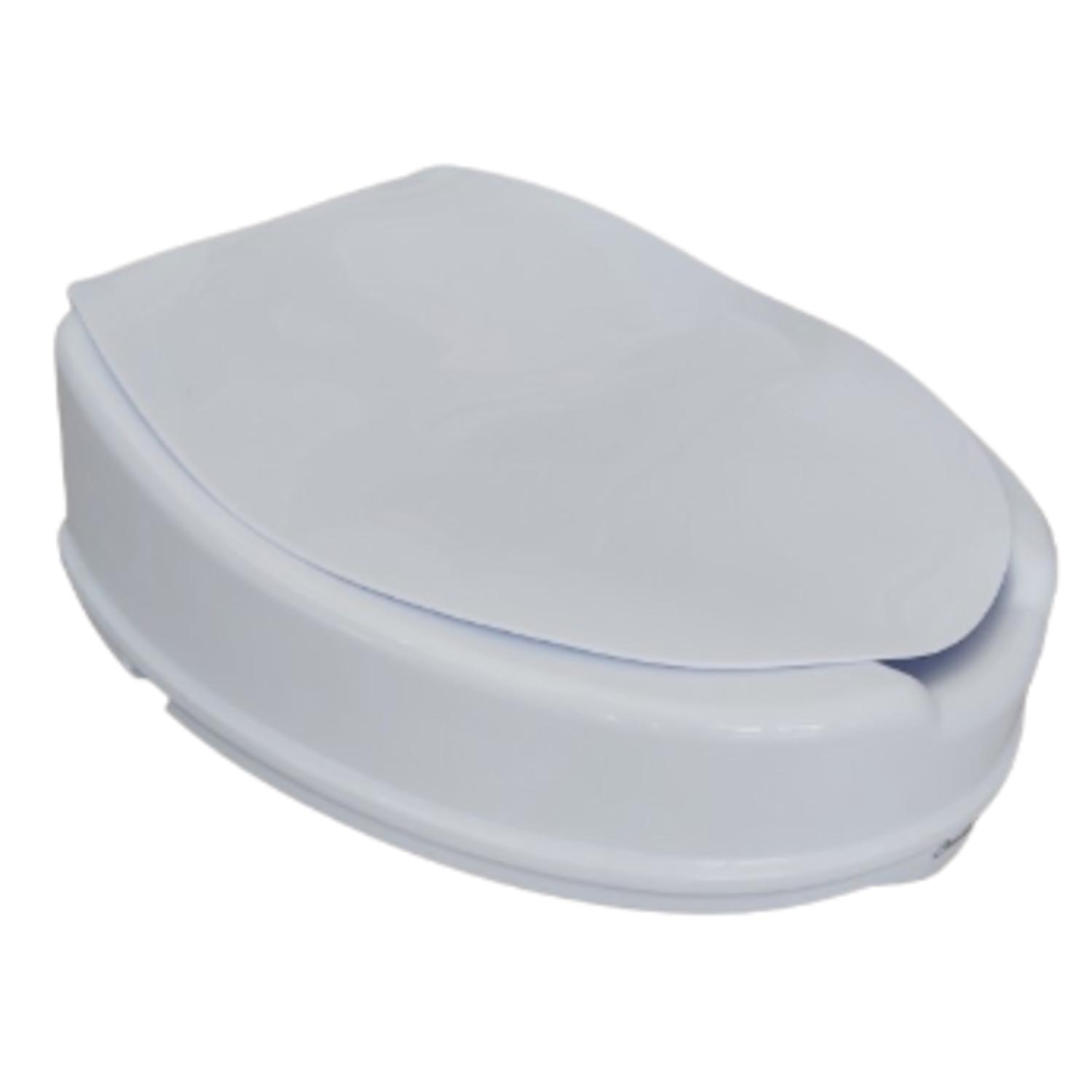 Elevador WC con Tapa 10 Cms - Alza de Inodoro Universal - Especial Personas Mayores. Moretti