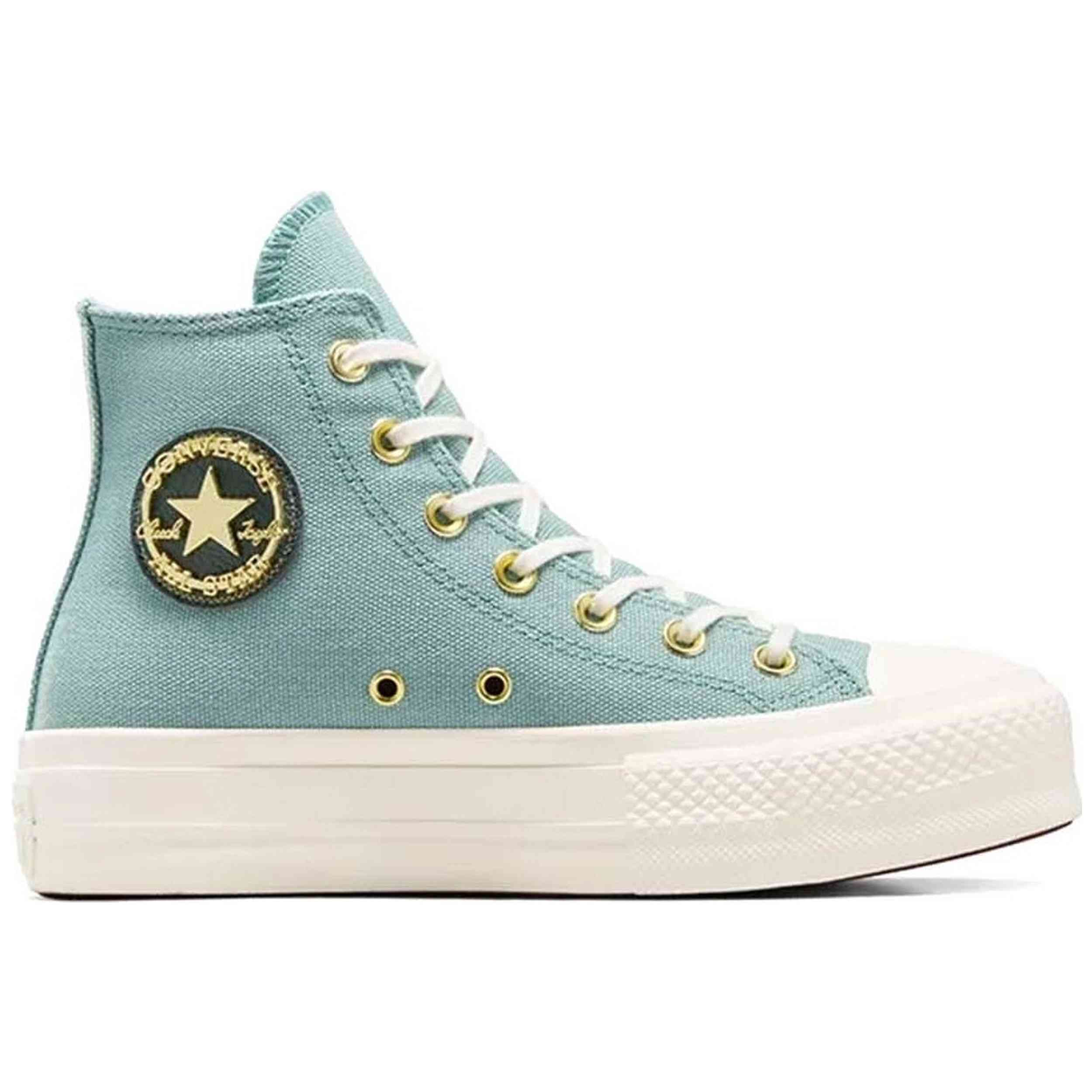Zapatillas Converse modelo CONVERSE Chuck Taylor All Star Lift Platform Gold - Zapatillas para hombre y mujer en color Verde