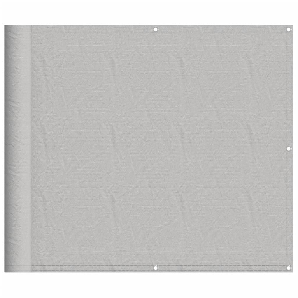 vidaXL Toldo para balcón de tela oxford 90x500 cm Color Antracita y blanco, Blanco, Blanco y azul