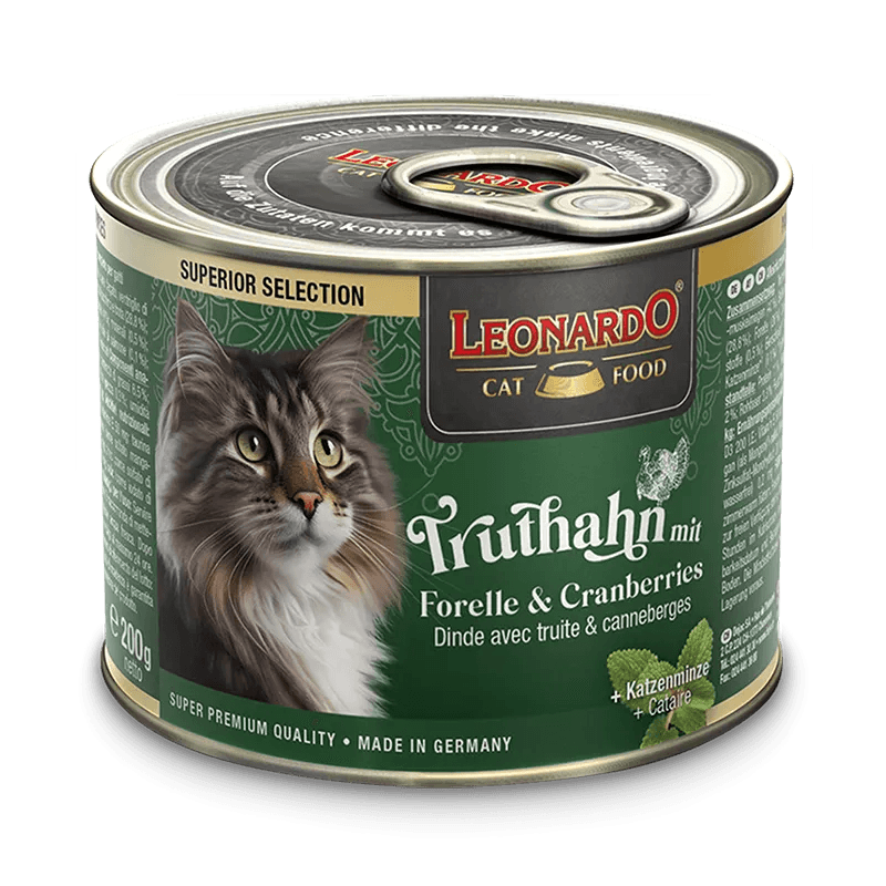 Leonardo Selection Pavo con trucha y arándanos rojos 6 x 200gr