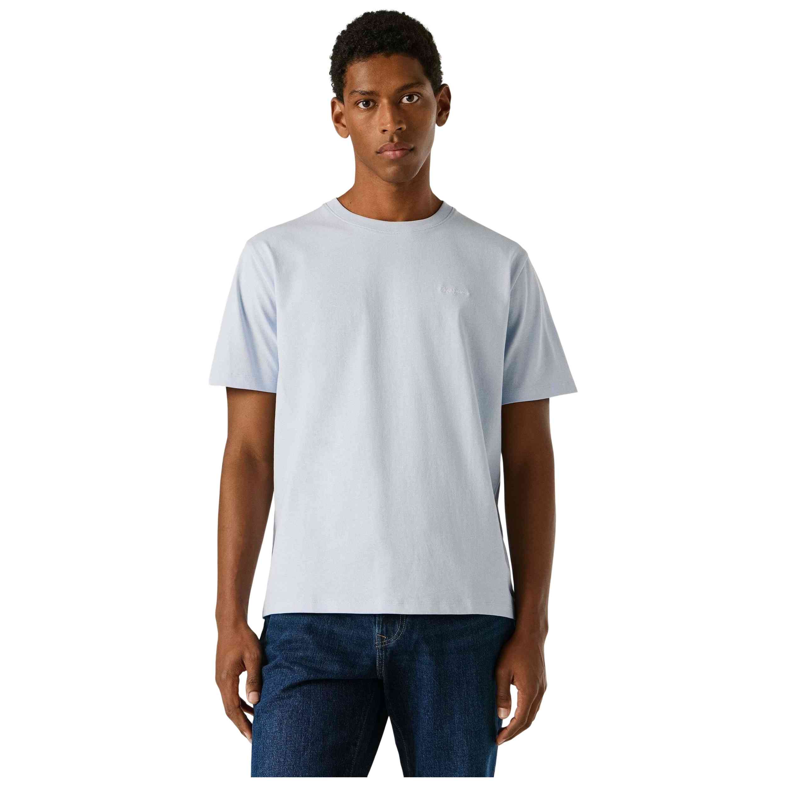 Camiseta De Manga Corta Pepe Jeans modelo Contrast Connor para Hombre en color 504BLEACH BLUE