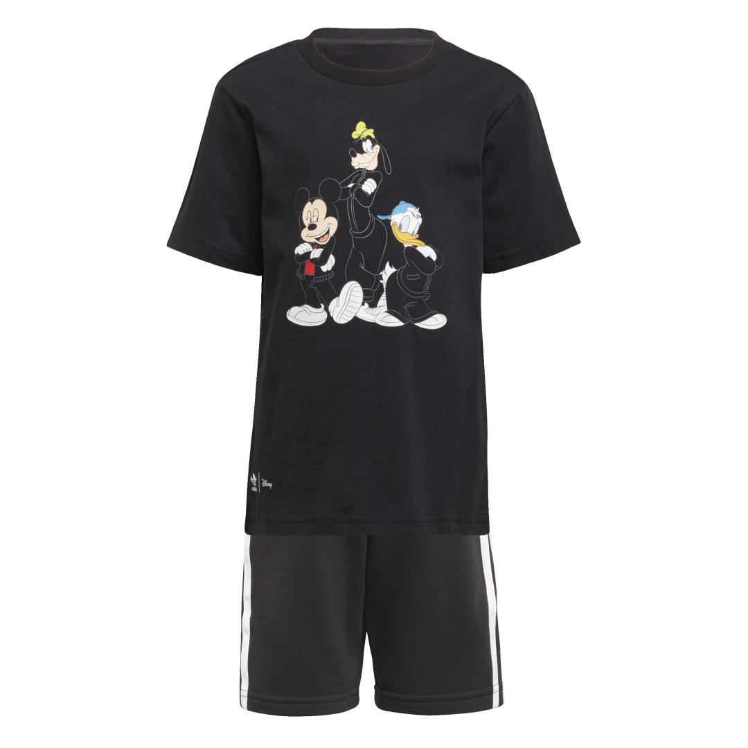 Adidas Conjunto Corto Niño Adidas Mickey Negro - Ropa Niños Cómodo Original