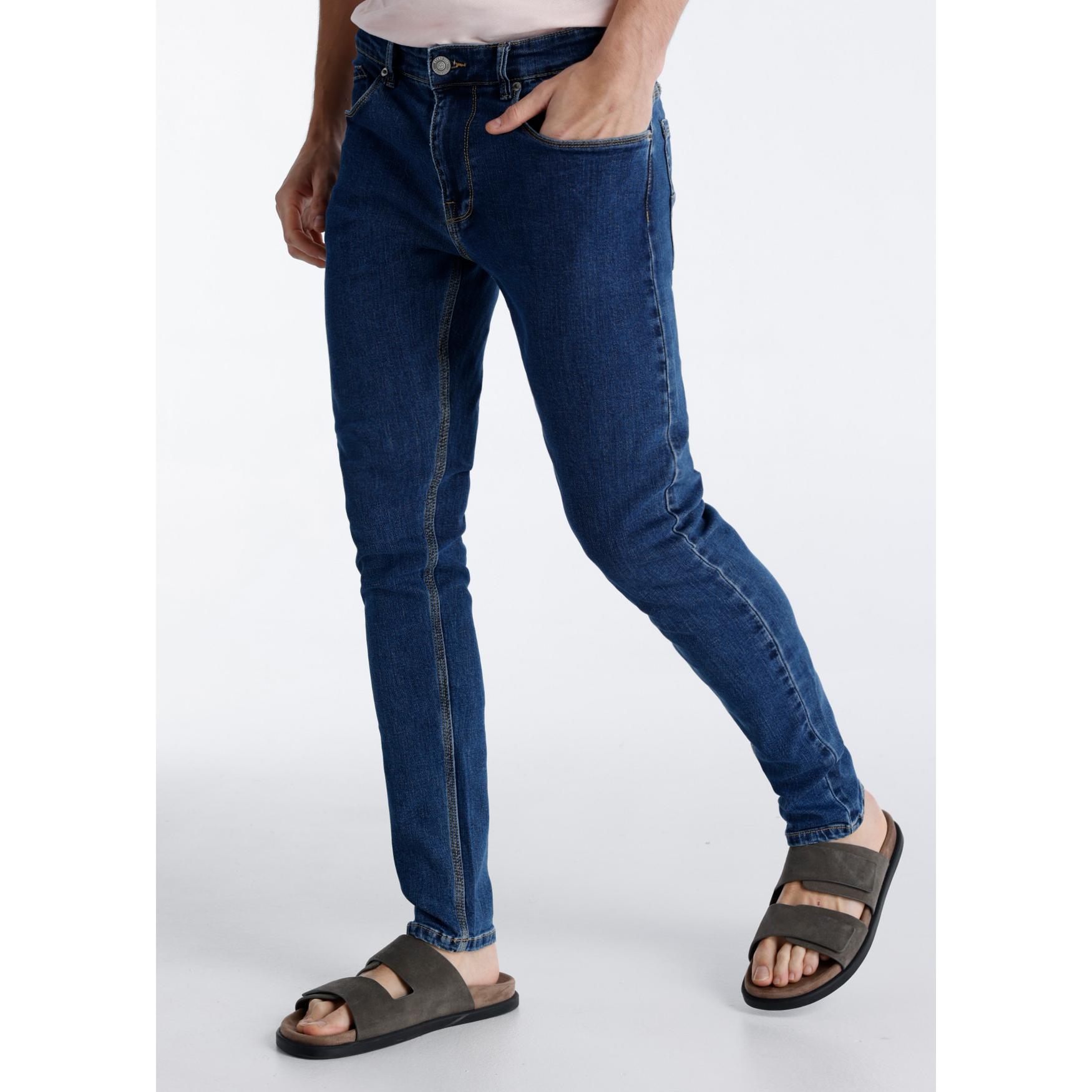 SIX VALVES - Jeans Super Skinny Stone Wash - Tallaje en Pulgadas- Tallaje en Pulgadas