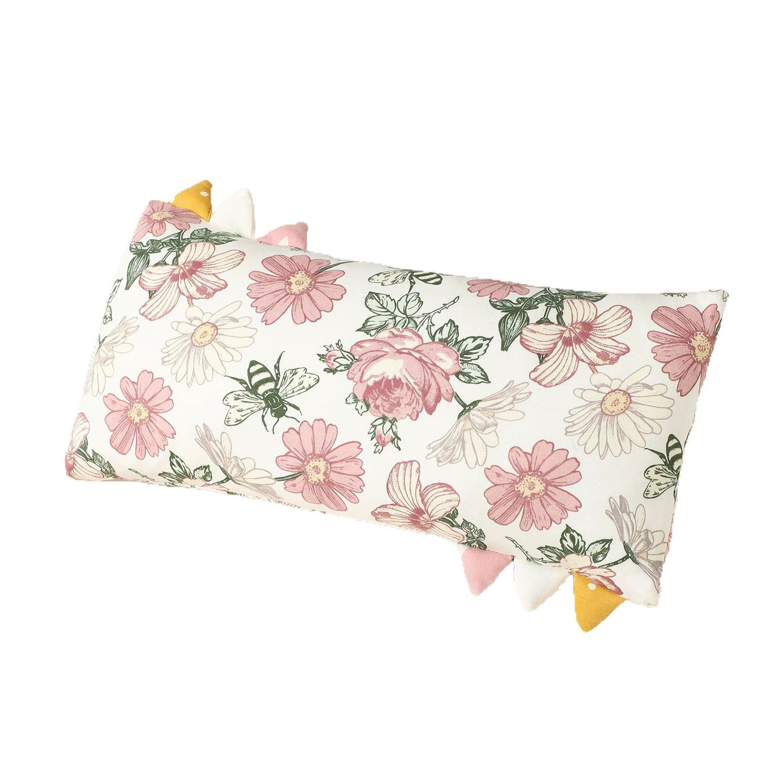 OmHO Almohada masticable de algodón para bebé, almohada relajante para la siesta, transpirable y agradable para la piel, almohada desmontable antisueño
