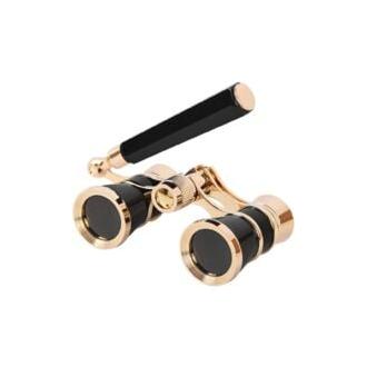 CA Prismáticos de ópera Sollbry 3X25, miniprismáticos compactos con cadena para adultos, niños y mujeres en conciertos de ópera.
