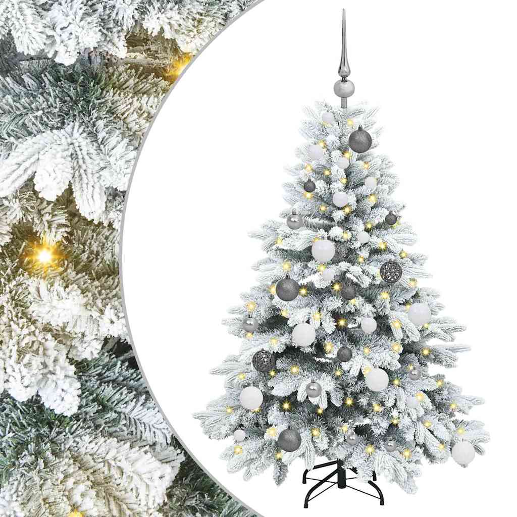 vidaXL Árbol de Navidad artificial con 150 LED 120 cm PE y PVC