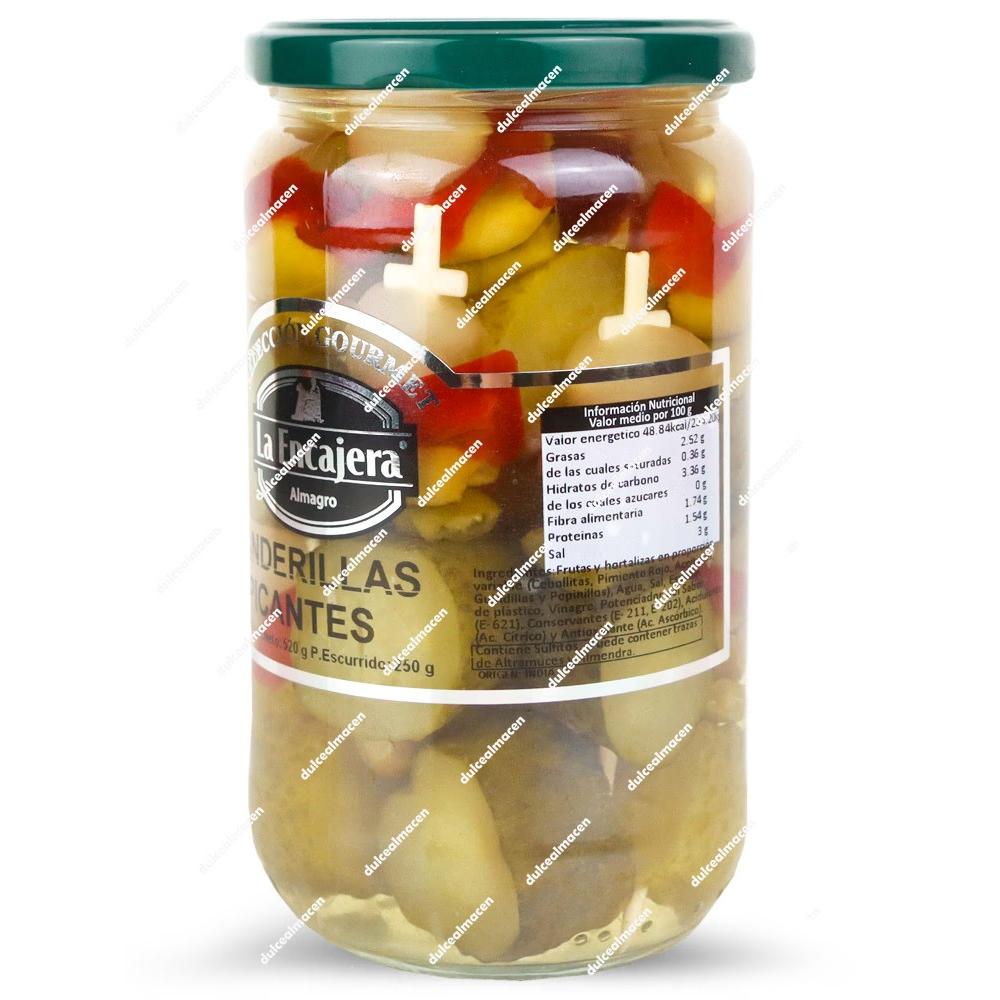 Encajera Banderillas Picantes en Tarro Cristal 780gr