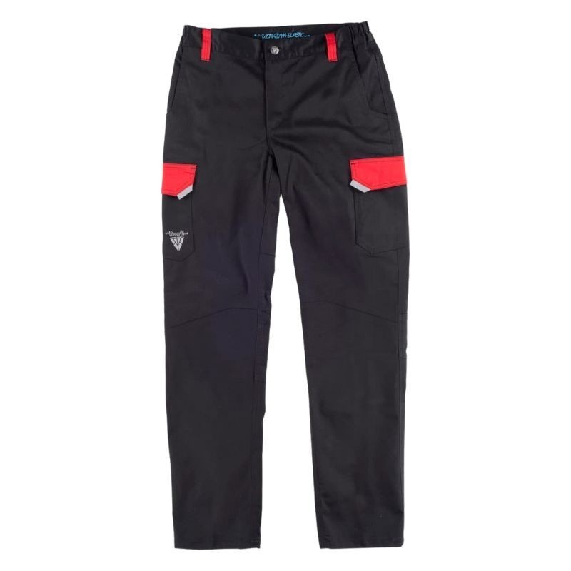 Pantalón Elástico Combinado con Refuerzo en Culera