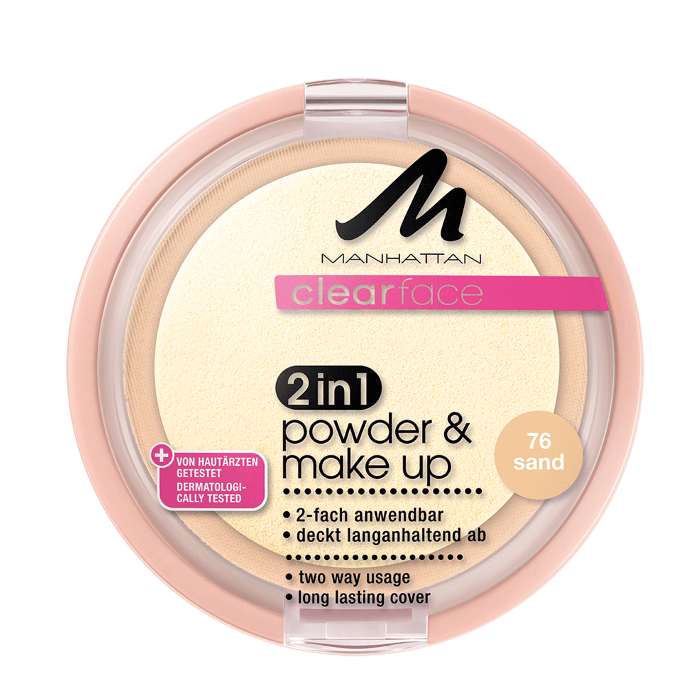 POWDER Y MAKE UP 2 EN 1 78 ROSE BEIGE MANHATTAN CLEAR FACE
