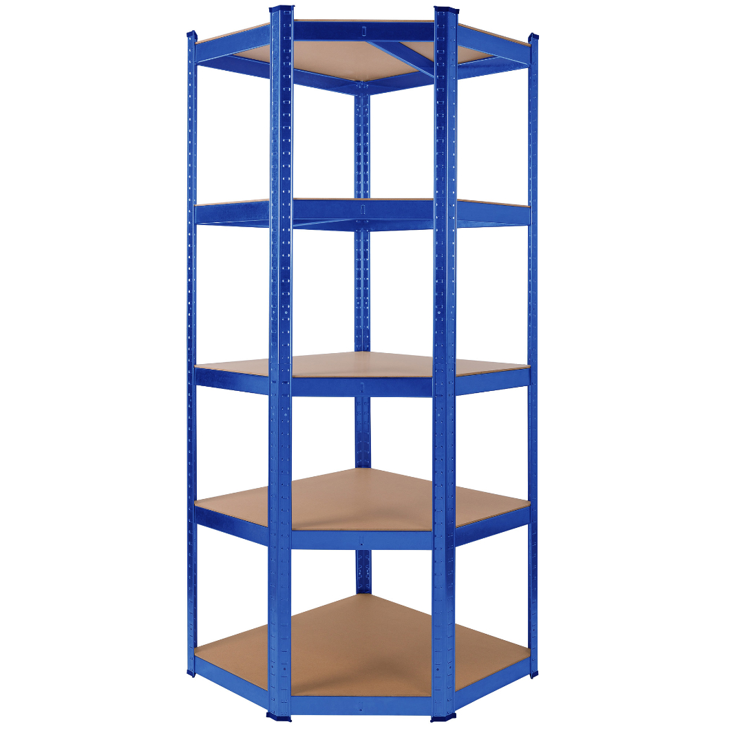 AREBOS Estantería Metálica Almacenaje 180x70x70 Cm - 875 Kg - 5 Baldas - Azul