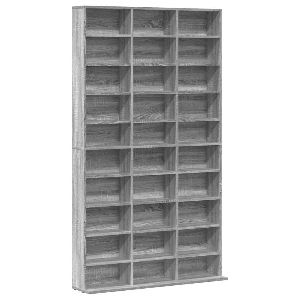 vidaXL Cabinet para CDs con estante Madera de ingeniería 101 x 23 x 177,5 cm