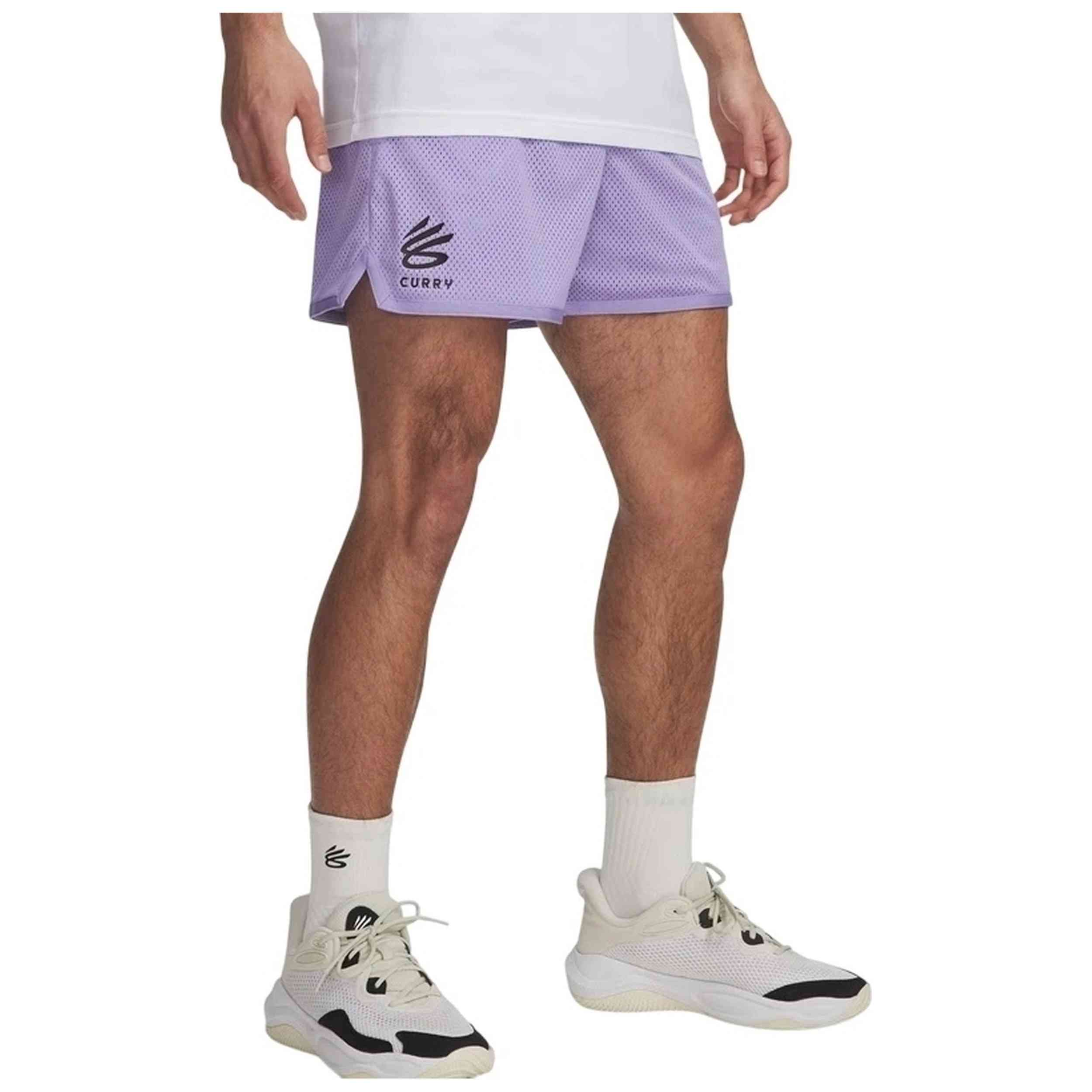 Pantalon Corto Under Armour modelo Curry Splash "Lilac" para Hombre en color Morado