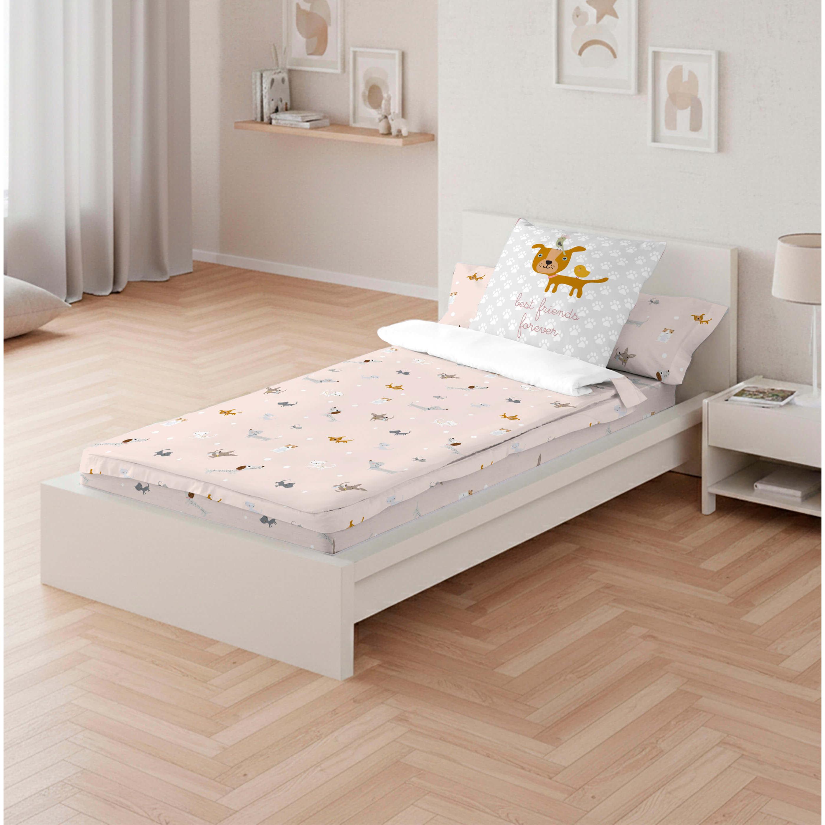 HACIENDO EL INDIO - Saco Nórdico Infantil Estampado 100% Algodón - Con o Sin Relleno - Cierre con Cremallera y Fuelle para Camas Nido y Literas - 9 Modelos Disponibles - Cama 90 - Fabricado en España