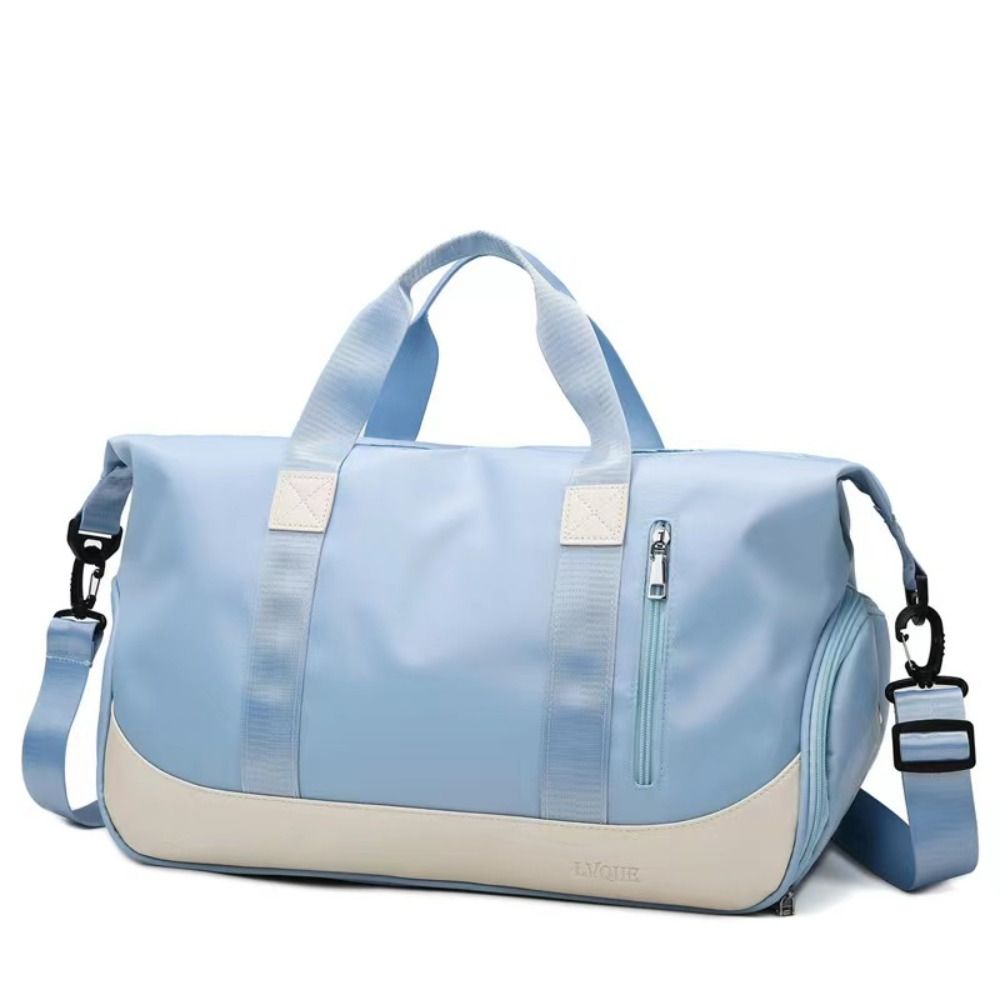 Bolsa de yoga grande de gran capacidad con compartimento para zapatos, bolsa de viaje, perfecta para vacaciones,
