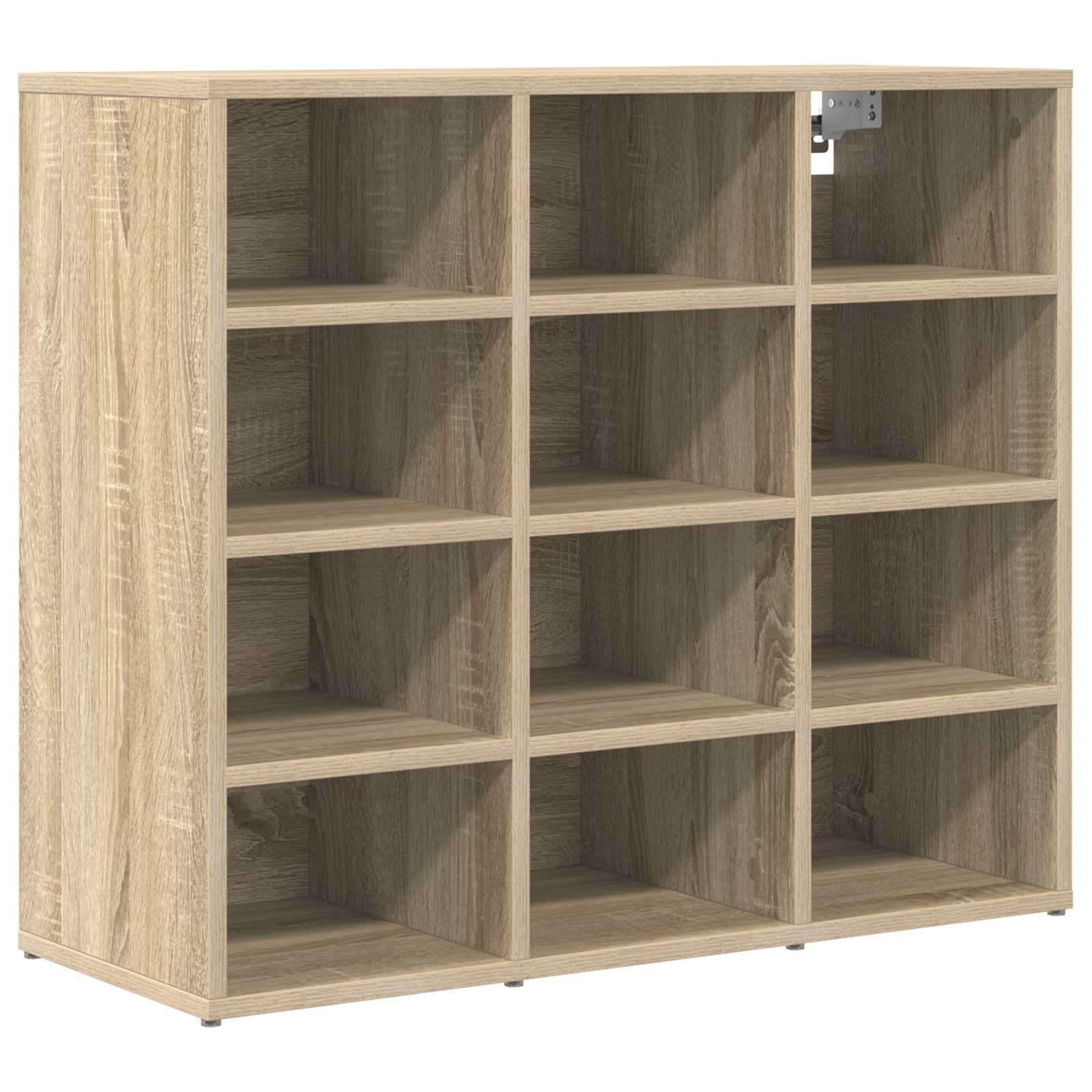 vidaXL Armario Zapatero Madera de ingeniería 77,5 x 30 x 67 cm Multicolor