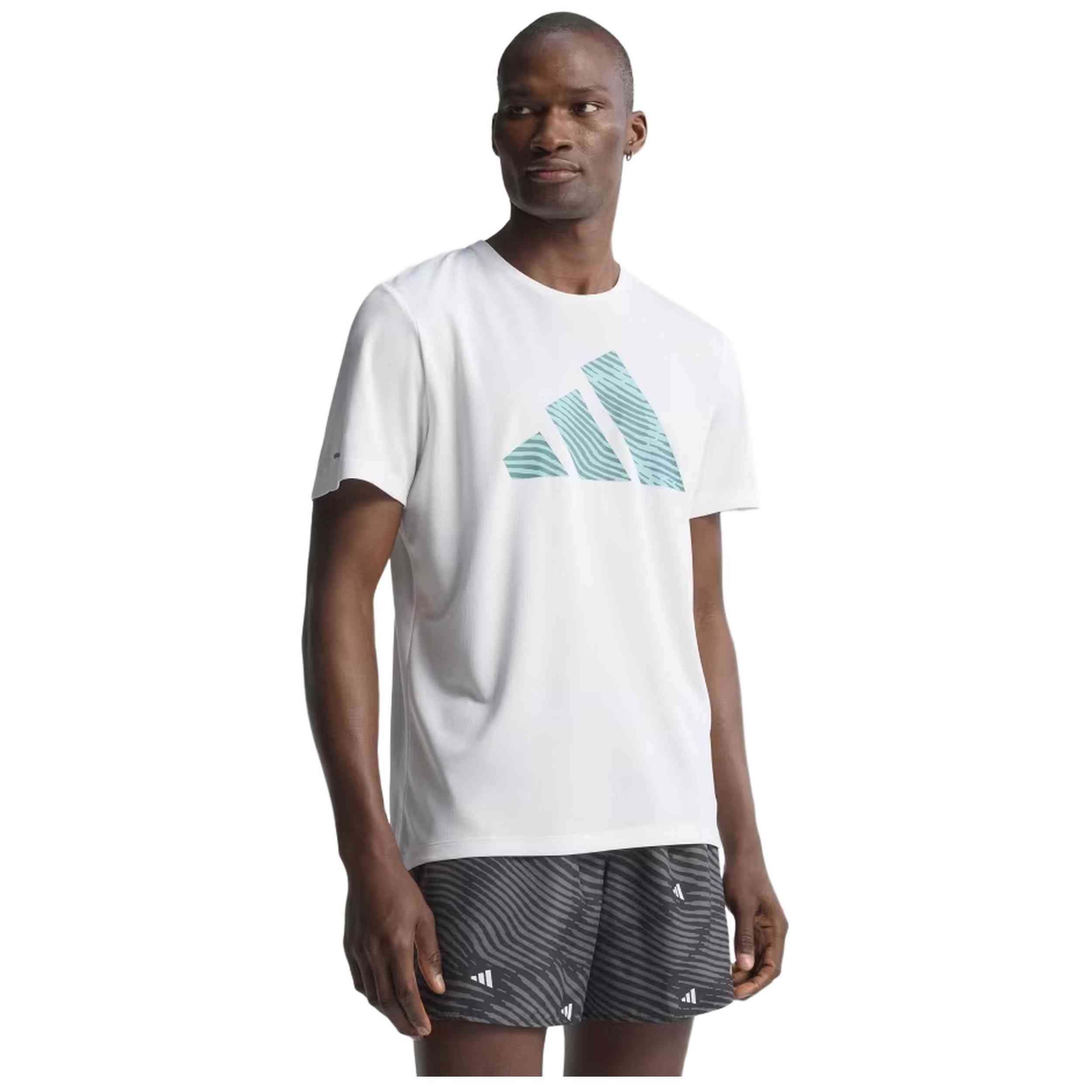 Camiseta De Manga Corta Adidas modelo JM5740 para Hombre en color Blanco