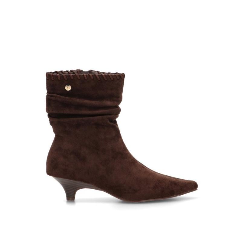 Botin Weekend Isteria - Mujer - Tacón Medio - Modelo 1292 - Color Café