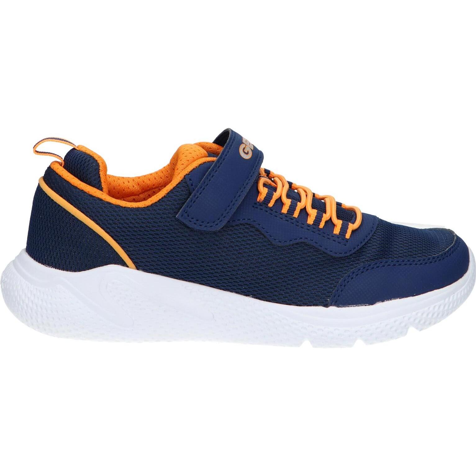 Geox children's sports shoes j25gbe 07tce j sprintye c0659 navy-orange