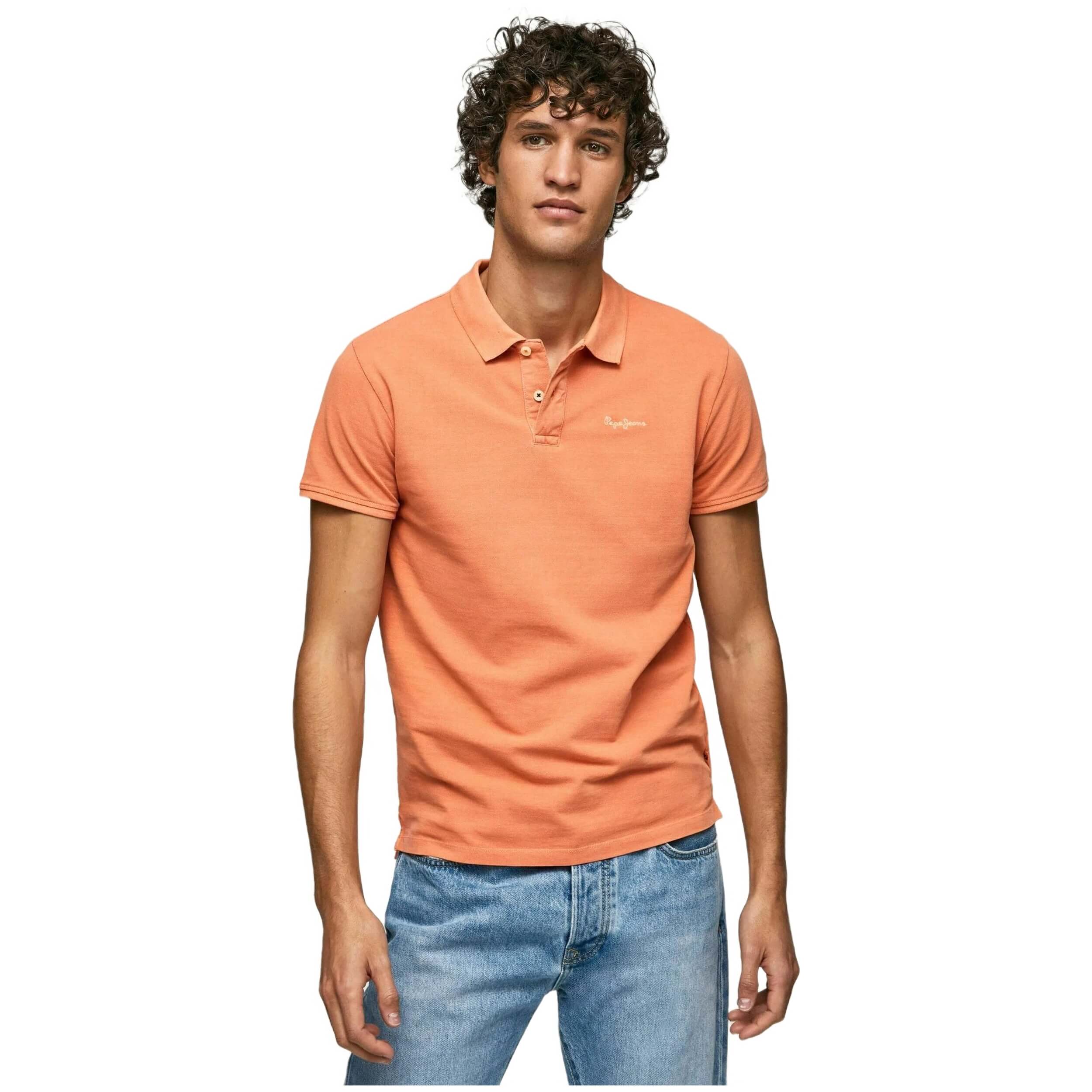 Polos De Manga Corta Pepe Jeans modelo PM541983145 para Hombre en color Naranja