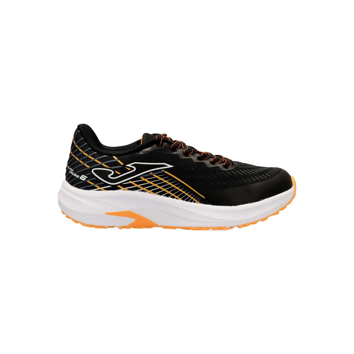 Joma - Zapatillas de running Supercross para niño, con upper de malla transpirable y refuerzos termosellados, mediasuela de phylon y suela de caucho
