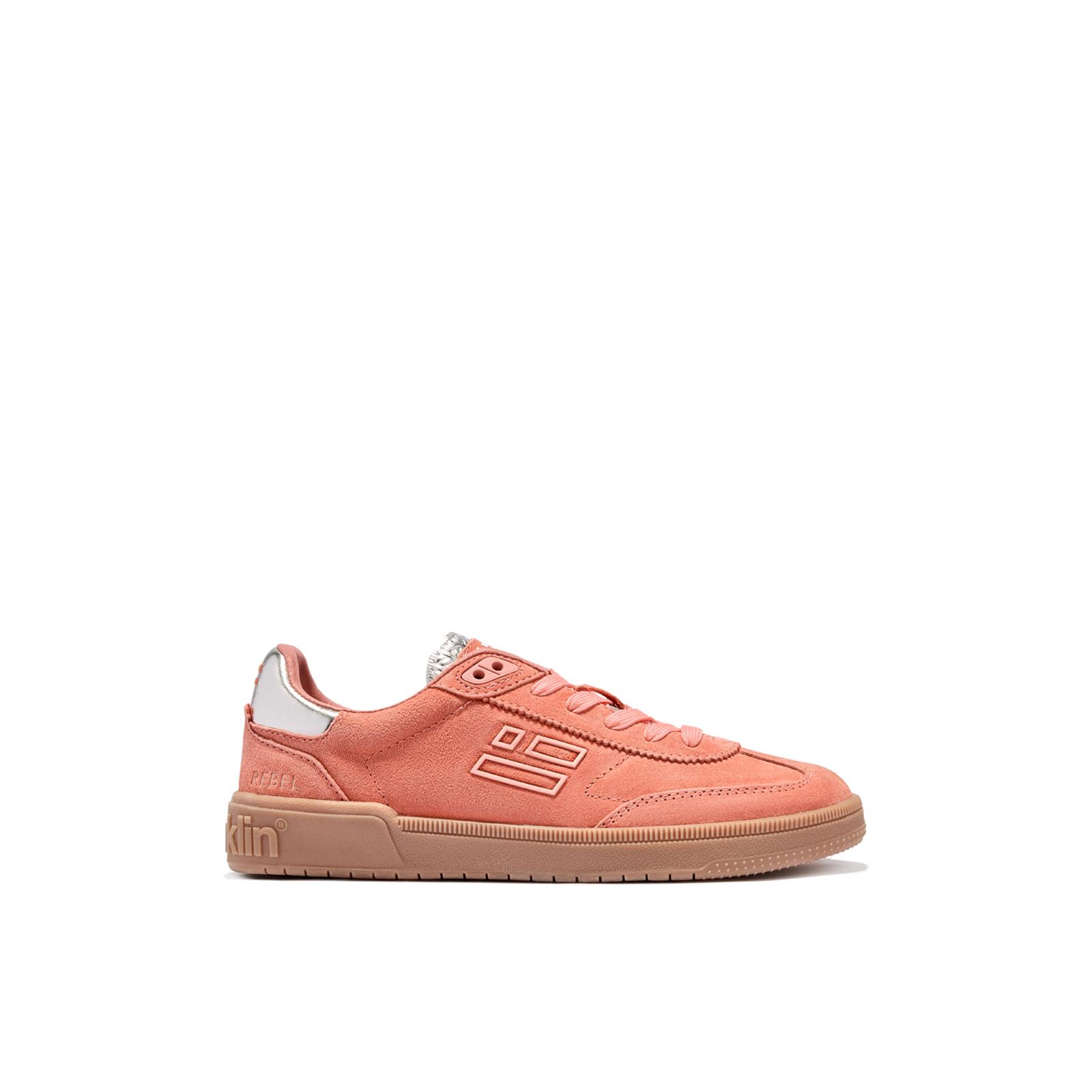 D.Franklin Zapatillas Bajas de Mujer Rebel Suede Coral     Met - Zapatillas de vestir para Mujer - Moda casual Mujer