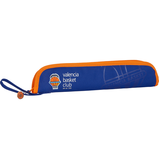 SAFTA  Portaflautas valencia basket - Portaflautas con Diseño Único y Licencia Oficial - Portaflautas Interior acolchado Alojamiento interior para la varilla de limpieza - Portaflautas Asa de mano en la parte lateral Borde con riebete reforzado