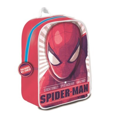 Bolsos Hf Mochila Mediana 3D Spiderman Amazing Producto Oficial Producto Escolar Niños Niñas