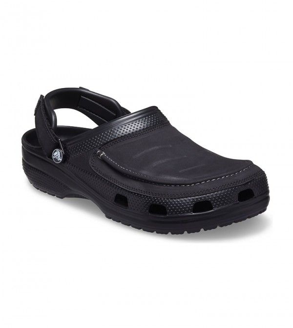 Crocs - Zuecos clásicos Yukon Vista II para hombre, de cuero sintético vegano con correas ajustables y suela Croslite™ para senderismo y uso exterior