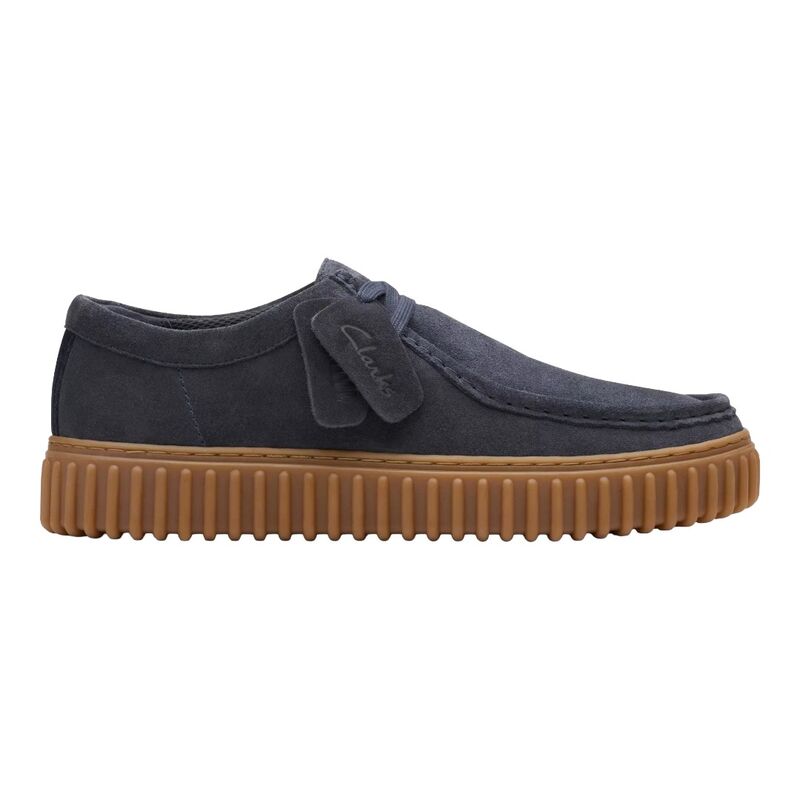 Zapatos Azules Clarks Torhill Lo Navy Suede de Diseño Sencillo y Estilo Contemporáneo