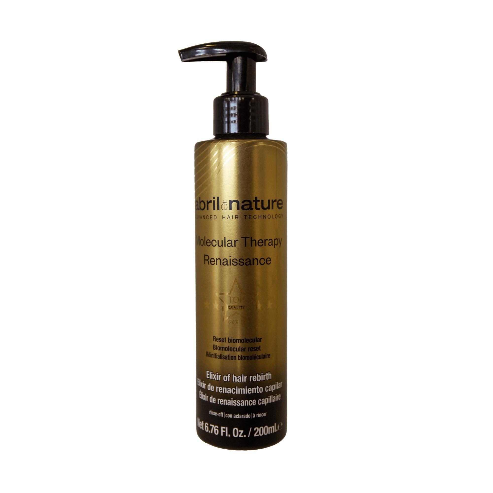 Elixir de renacimiento capilar Molecular Therapy Renaissance Reconstruye la fibra rota, equilibra el pH y sella la cutícula abril et nature