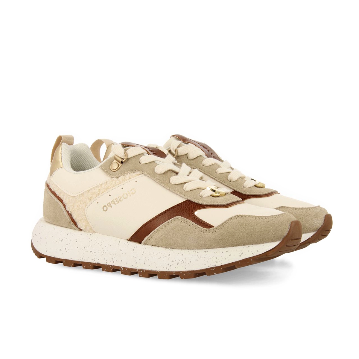 Sneakers Gioseppo modelo Copake en color Beige
