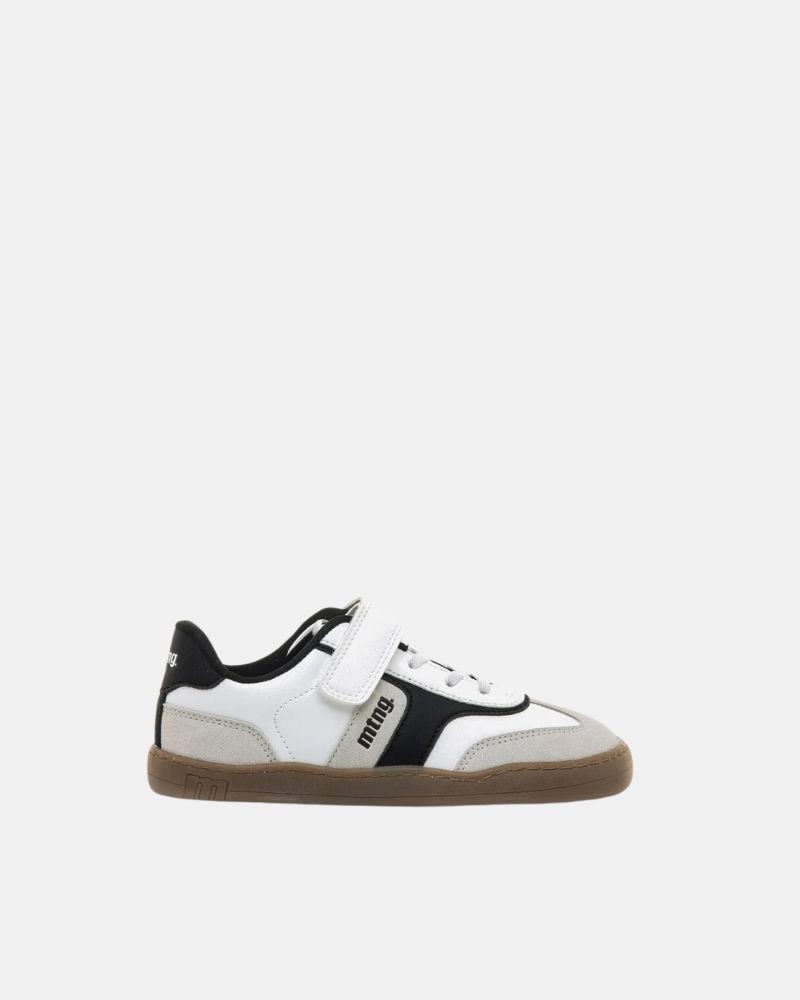 MUSTANG 48942 Zapatillas repetuosas Bajas Infantil Blanco Barefoot