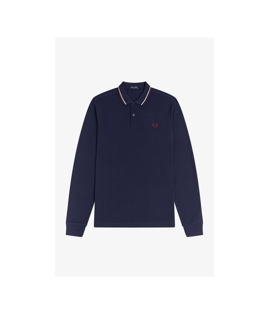 FRED PERRY - POLO PIQUET MANGA LARGA HOMBRE POLO & T-SHIRT Home AI 2021 Sudadera/Sudadera DE HOMBRE