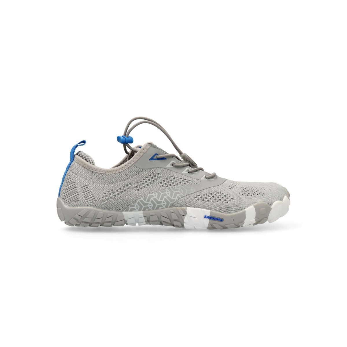 SAGUARO - Zapatillas minimalistas barefoot para niño, suela fina flexible y puntera ancha, drop cero y cordón elástico, transpirables y saludables para los pies
