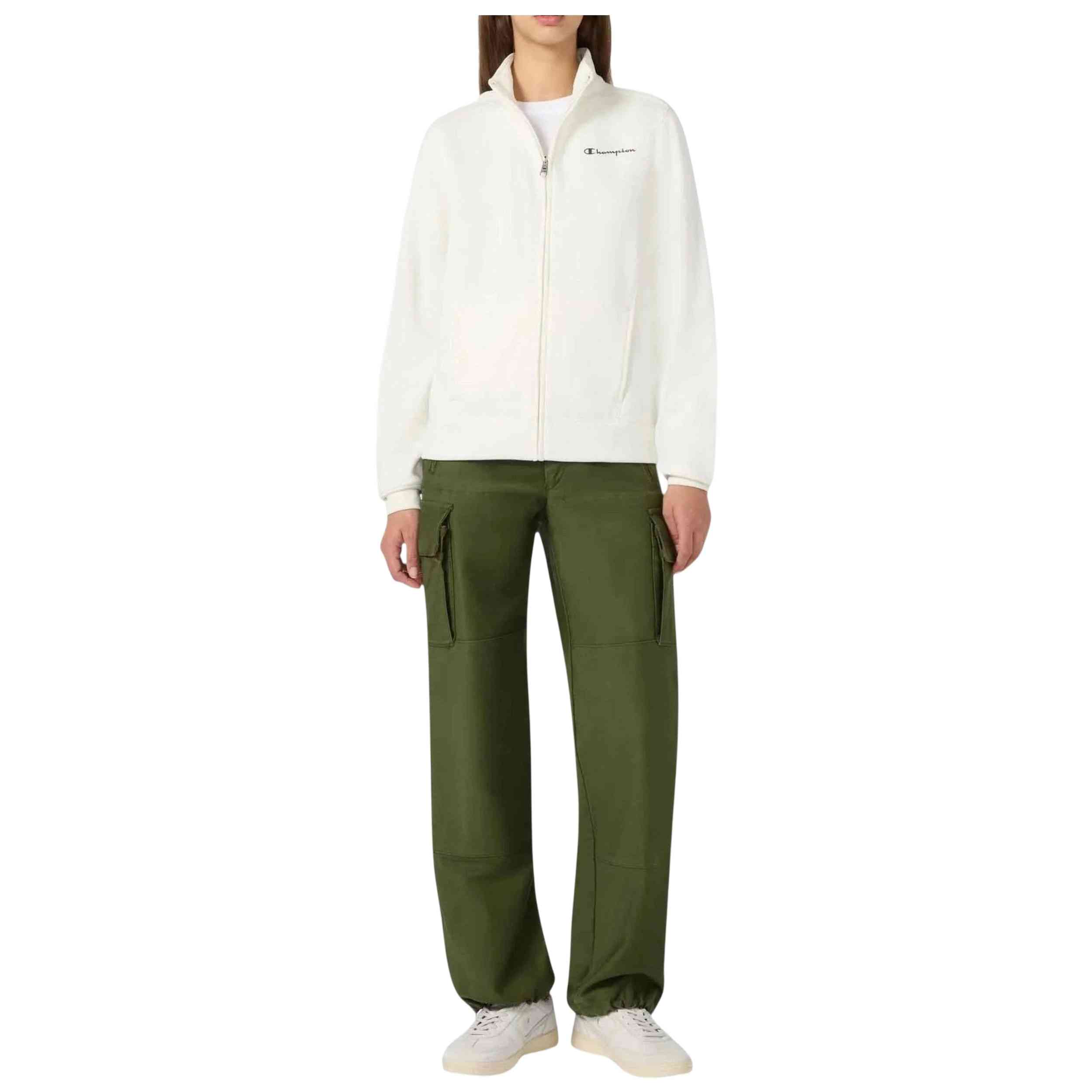 Chandals Champion modelo 118289-Ys084 Full Zip Suit en color Beige
