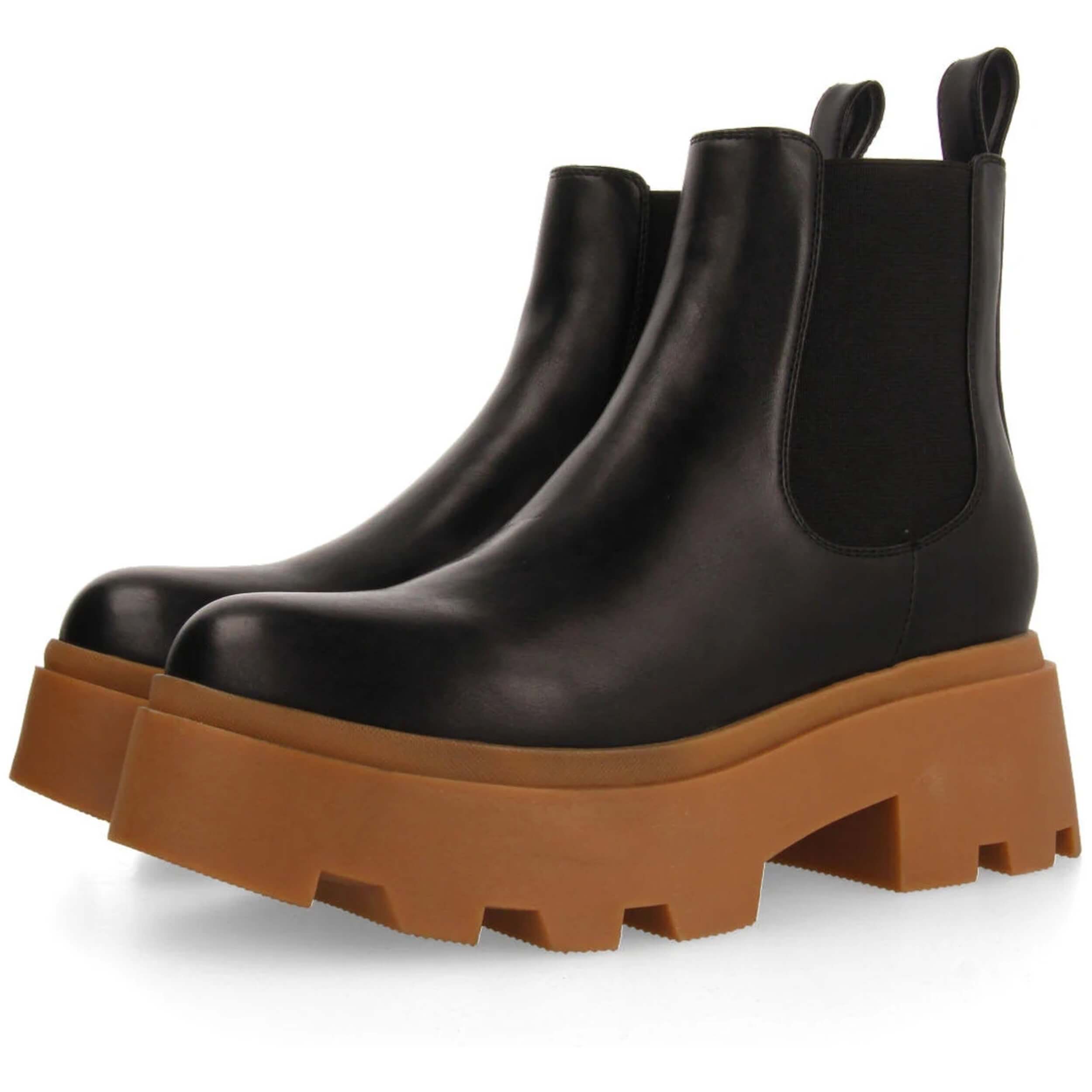 Botines Gioseppo modelo 67488-DRAUFFELTC para Mujer en color Negro